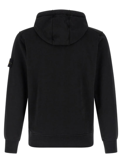 Stone Island Black Cotton Sweatshirt