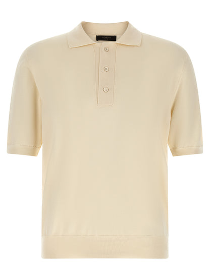 ZANONE Beige Cotton Polo Shirt