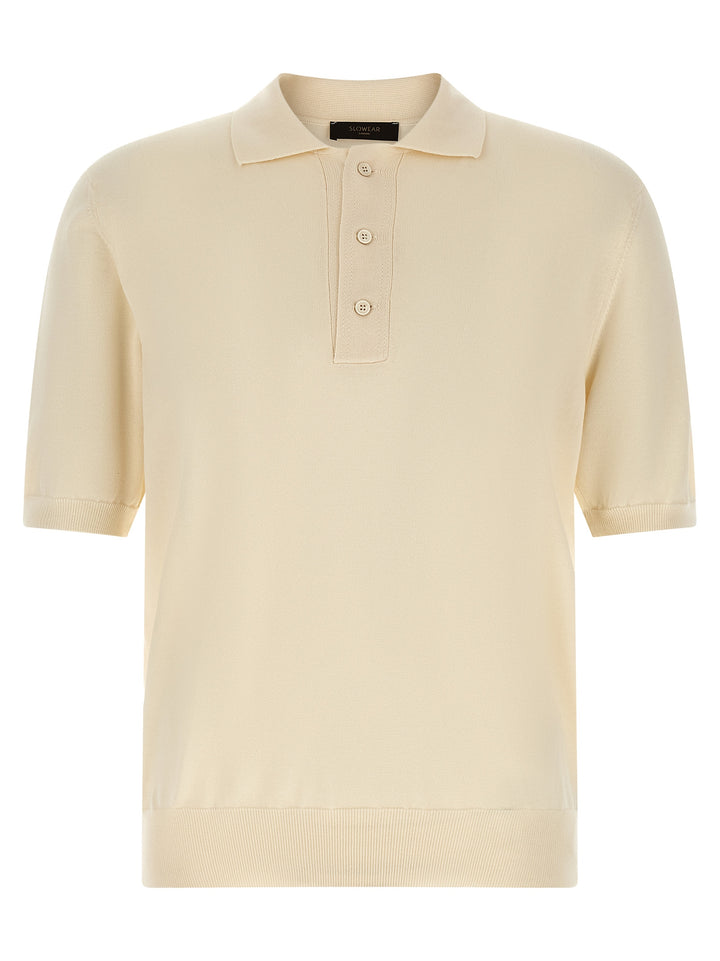 ZANONE Beige Cotton Polo Shirt