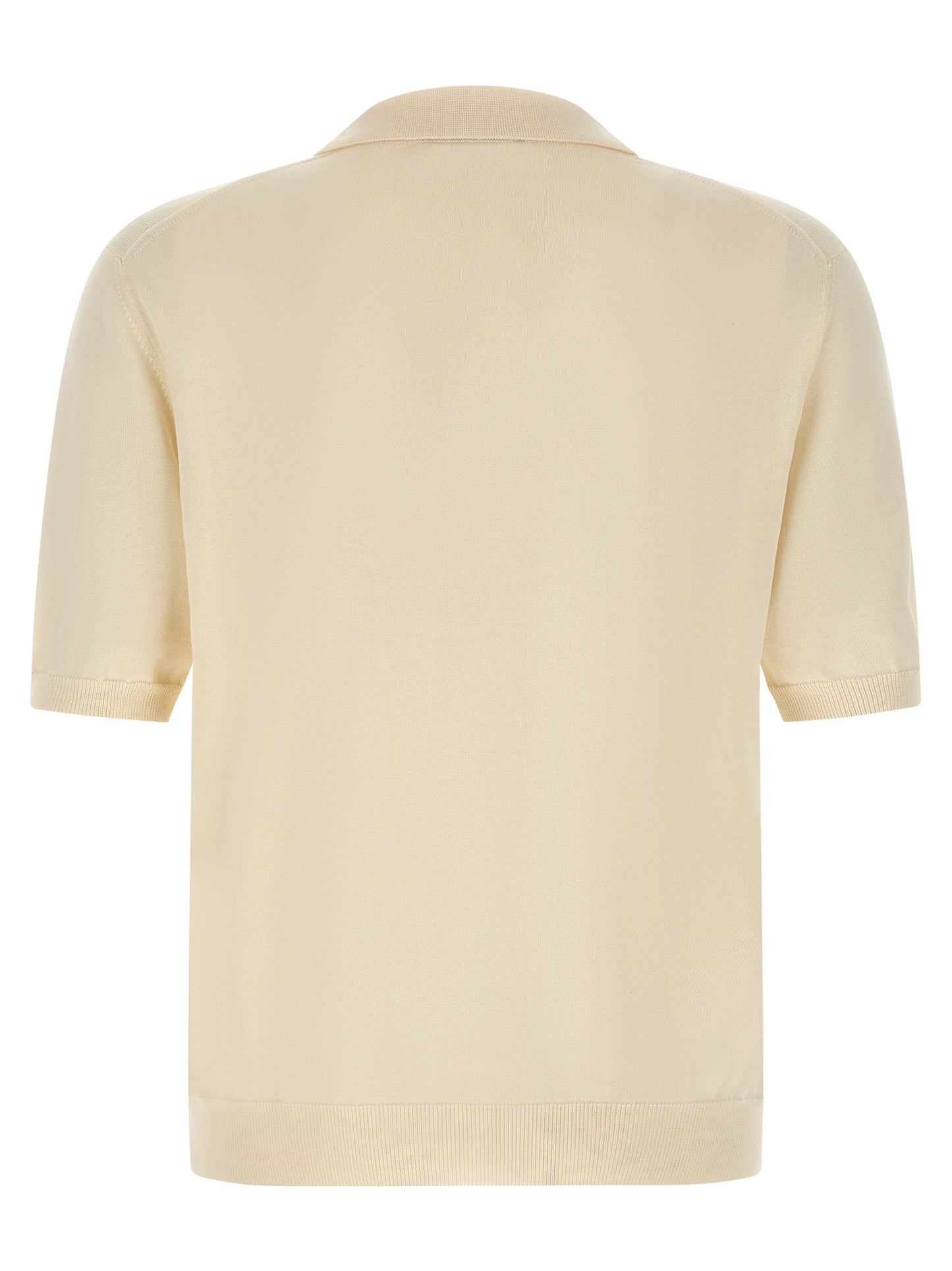 ZANONE Beige Cotton Polo Shirt