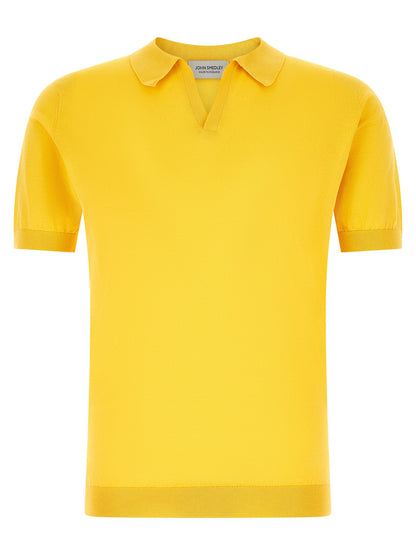 JOHN SMEDLEY Bicolor Cotton Polo Shirt