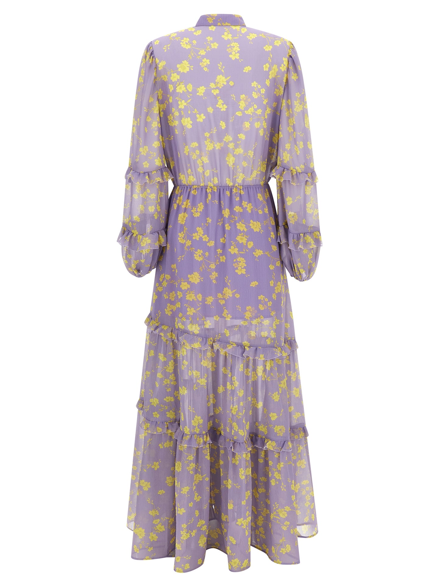 CATALINA Purple Recycled Polyester Long Dress
