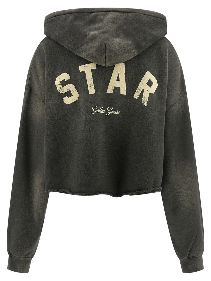 Golden Goose Gray Cotton Hoodie