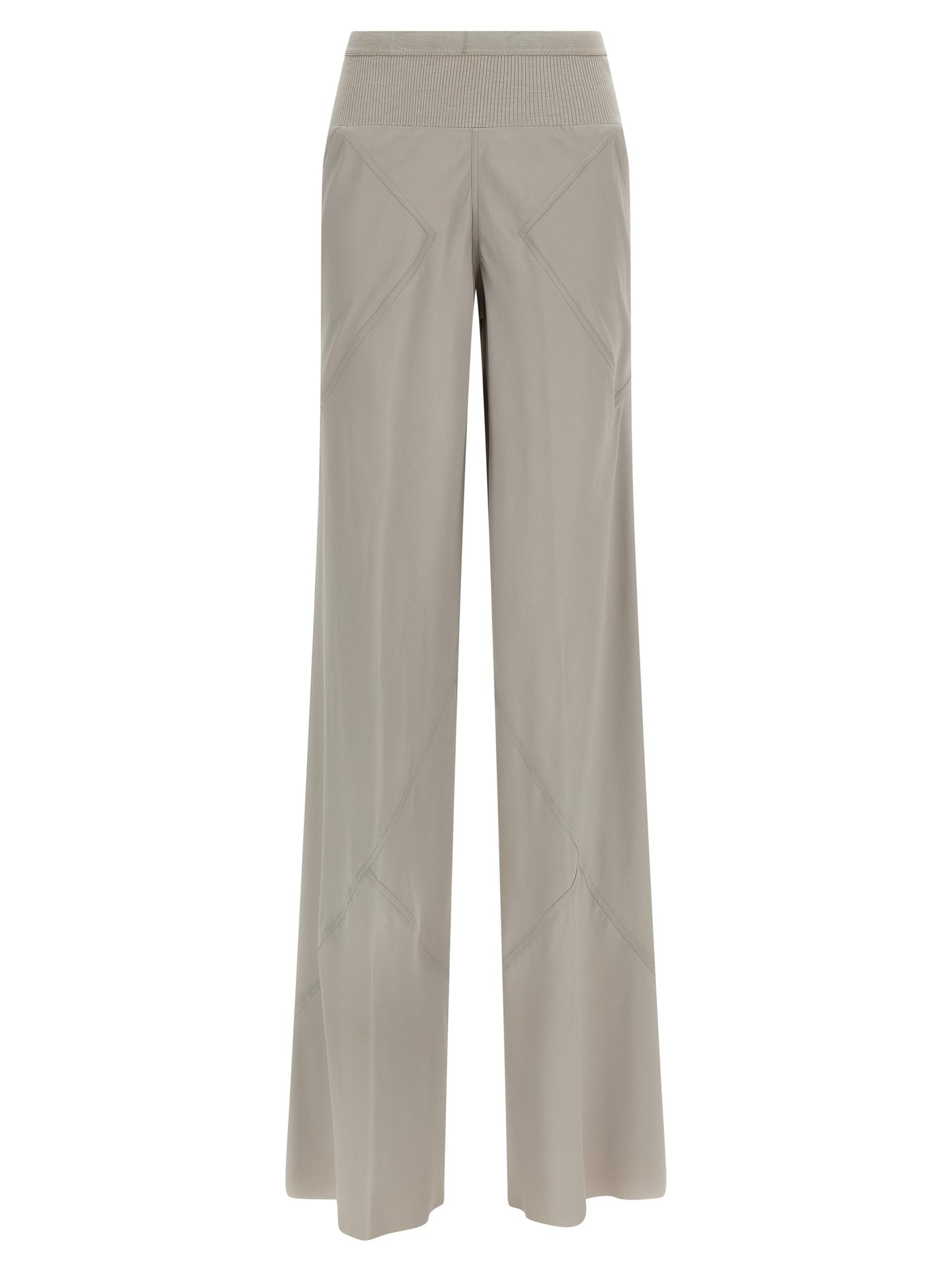 Rick Owens Gray Acetate Flared Pants