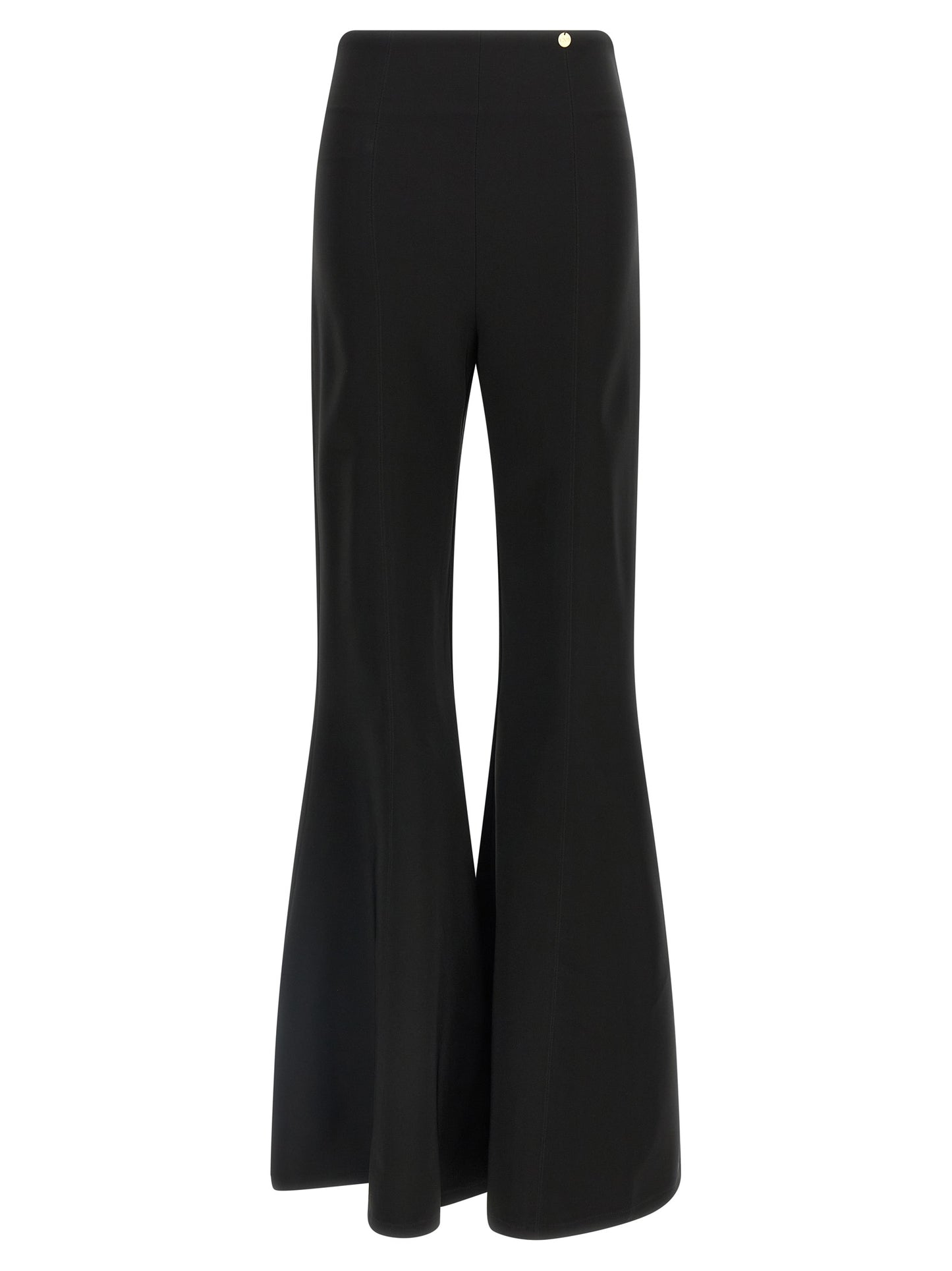 CATALINA Black Triacetate Flared Pants