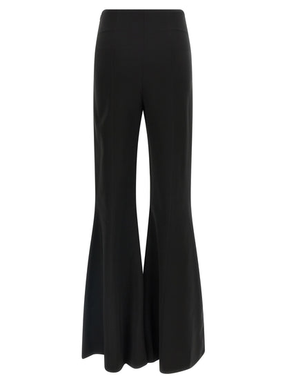 CATALINA Black Triacetate Flared Pants