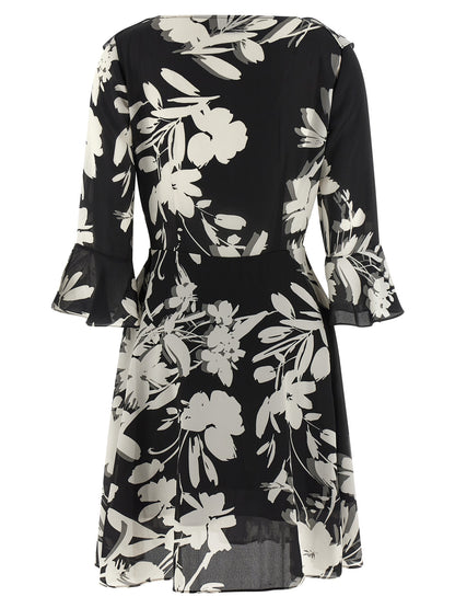 CATALINA Bicolor Recycled Polyester Midi Dress