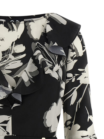 CATALINA Bicolor Recycled Polyester Midi Dress