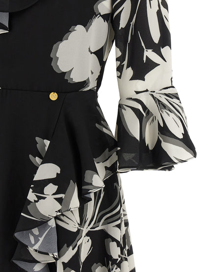 CATALINA Bicolor Recycled Polyester Midi Dress