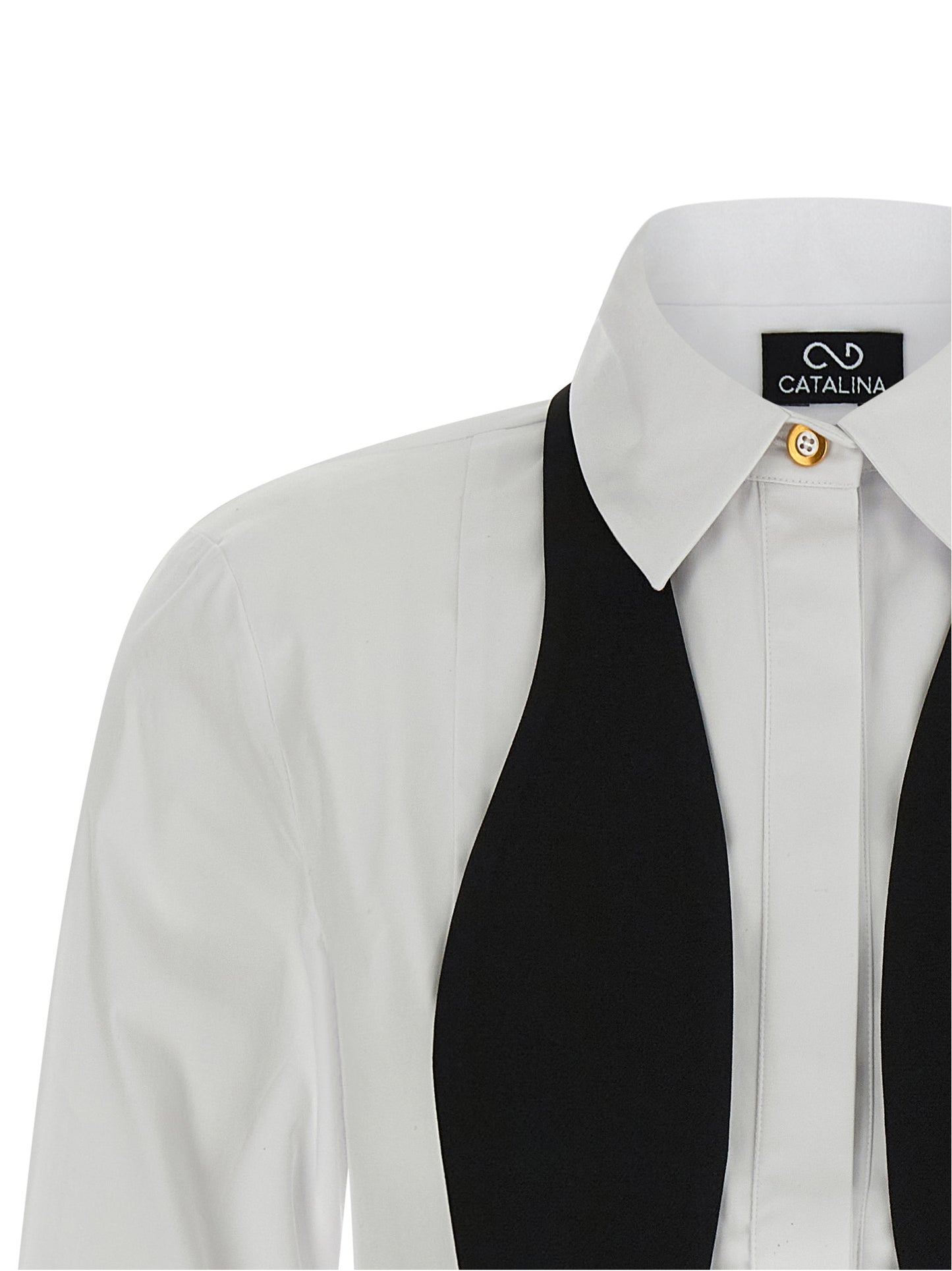 CATALINA White Cotton Blouse