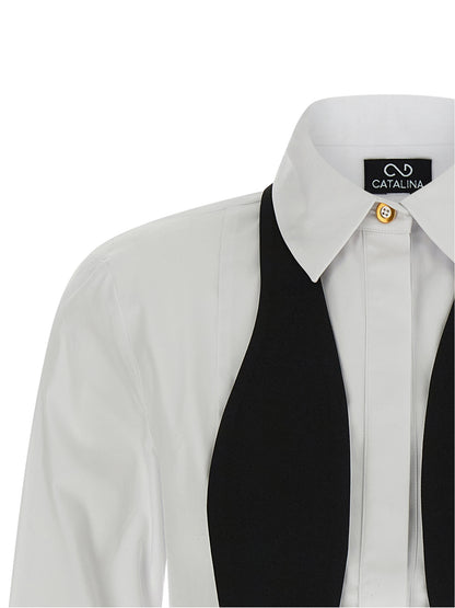 CATALINA White Cotton Blouse