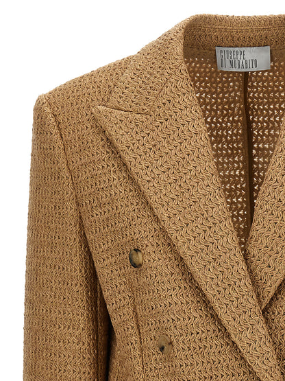 Giuseppe Di Morabito Beige Polyamide Blazer