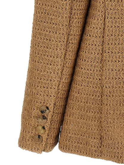 Giuseppe Di Morabito Beige Polyamide Blazer