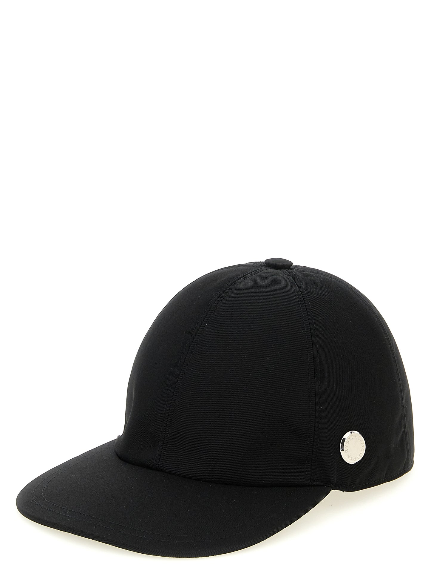 Stella McCartney Black Cotton Cap (Baseball Hat)