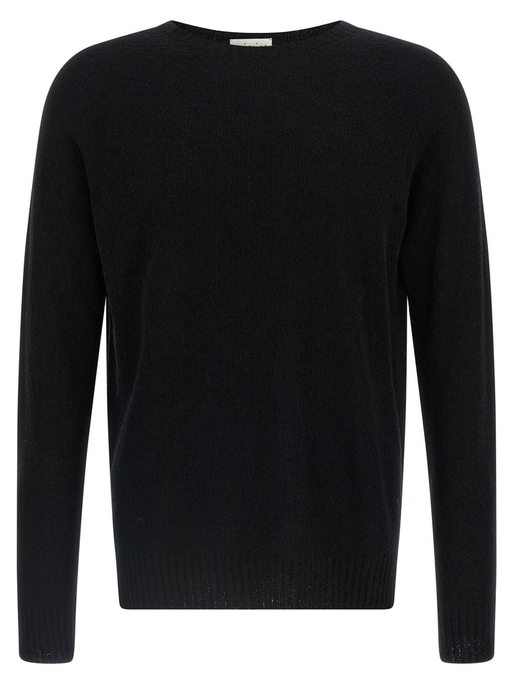 MA'RY'YA Black Cotton Cardigan