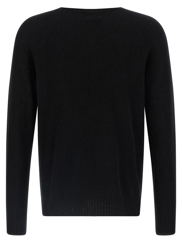 MA'RY'YA Black Cotton Cardigan