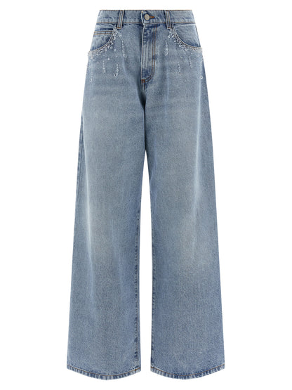 Giuseppe Di Morabito Blue Cotton Jeans Denim