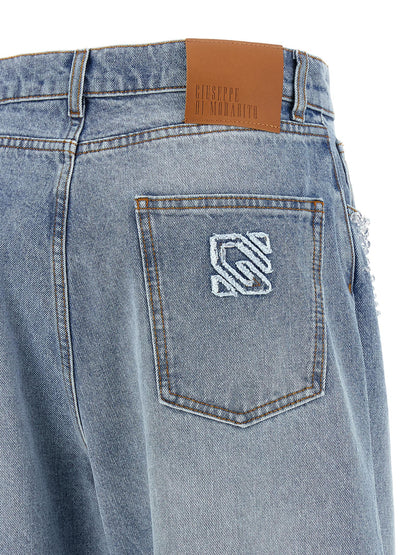 Giuseppe Di Morabito Blue Cotton Jeans Denim