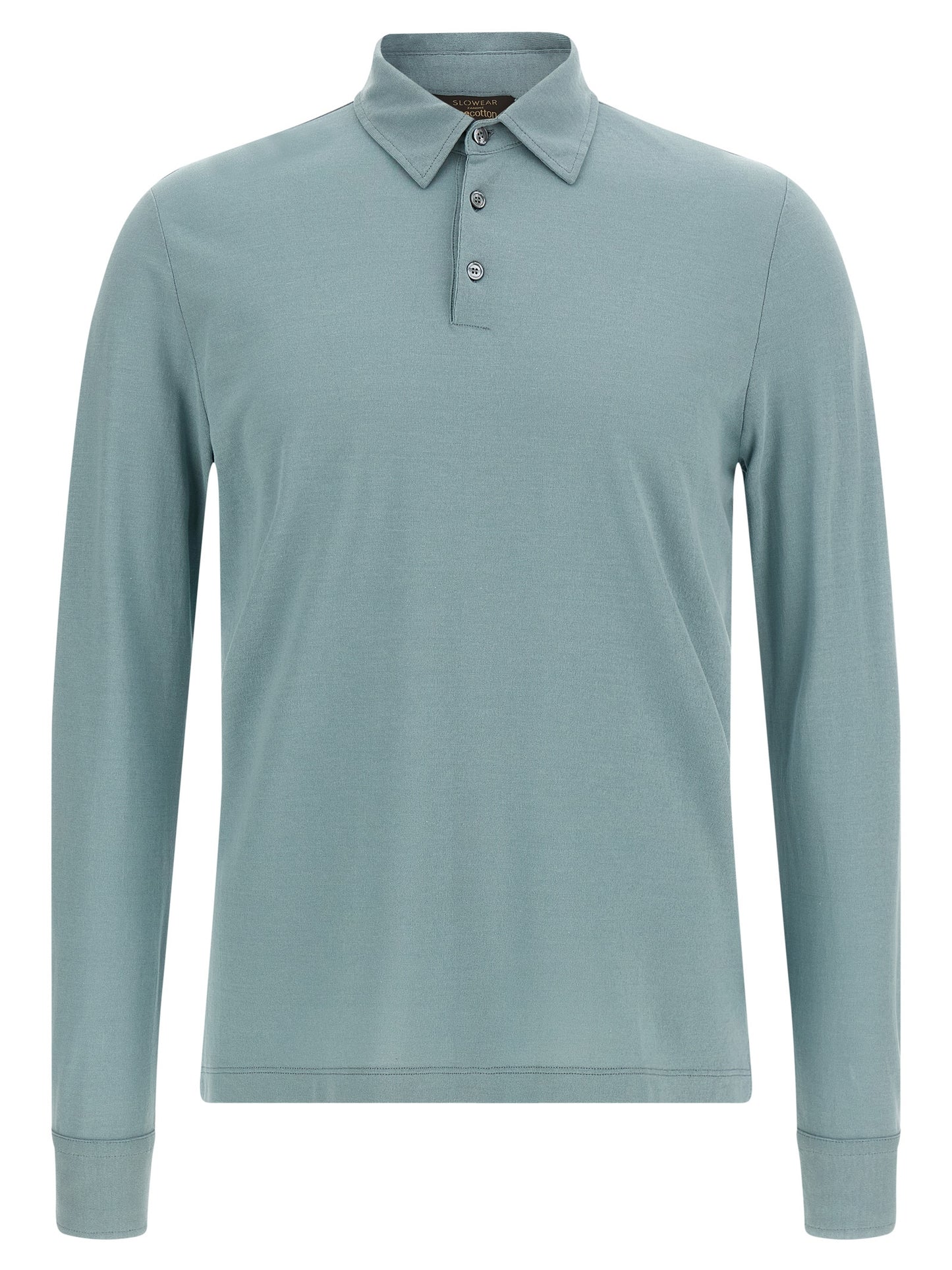 ZANONE Blue Cotton Polo Shirt