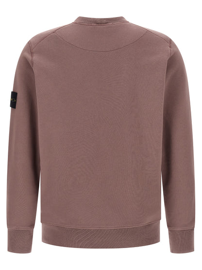 Stone Island Purple Cotton Sweatshirt