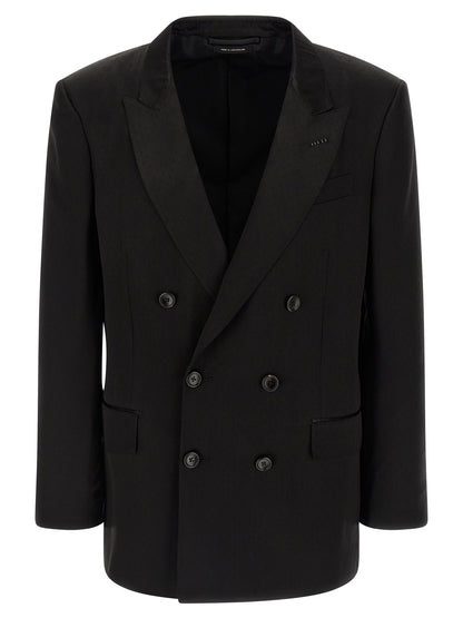 Tom Ford Black Viscose Blazer