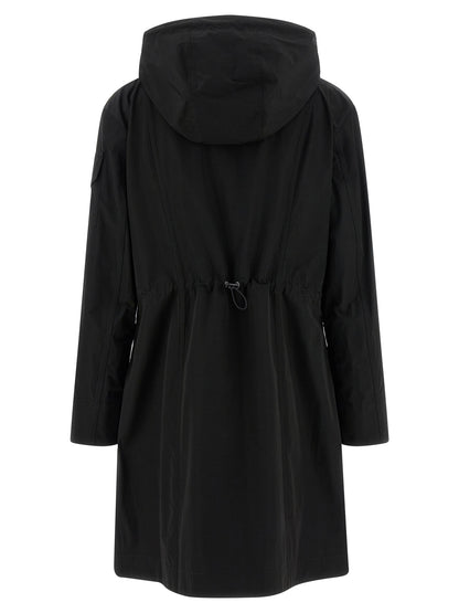 Moncler Black Polyester Parka