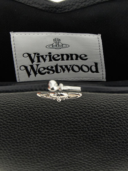 Vivienne Westwood Black Polyethylene Handbag