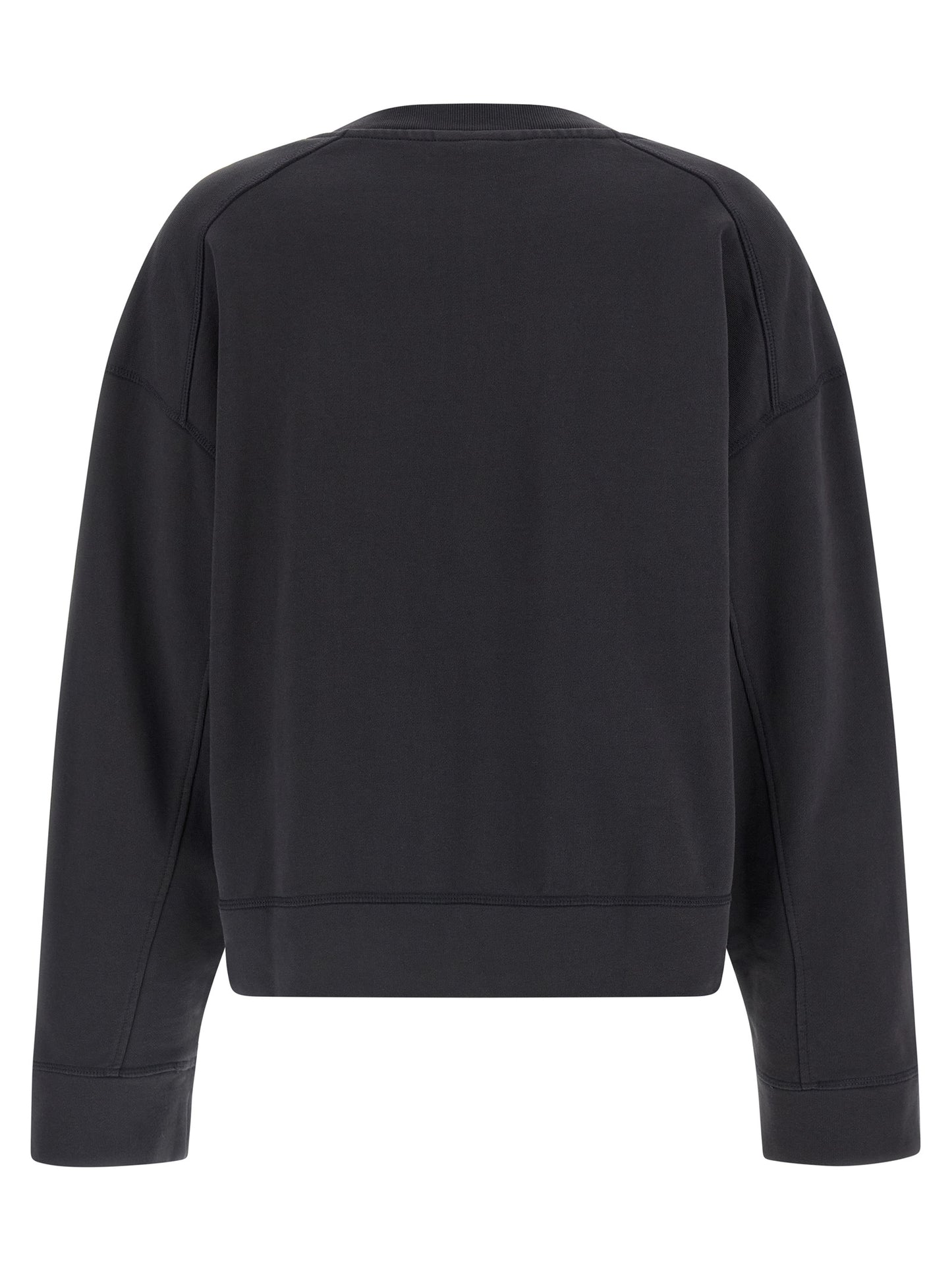 Ganni Black Organic Cotton Sweatshirt