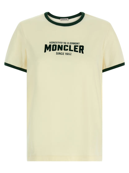 Moncler Beige Cotton T-Shirt