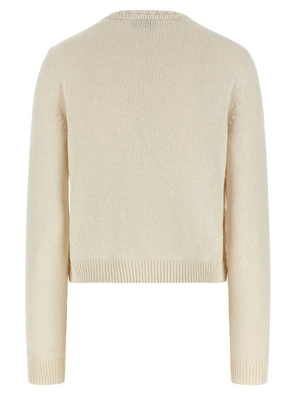 Moncler Beige Cotton Cardigan