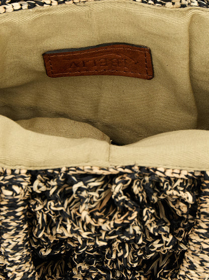 Ibeliv Bicolor Raffia Handbag