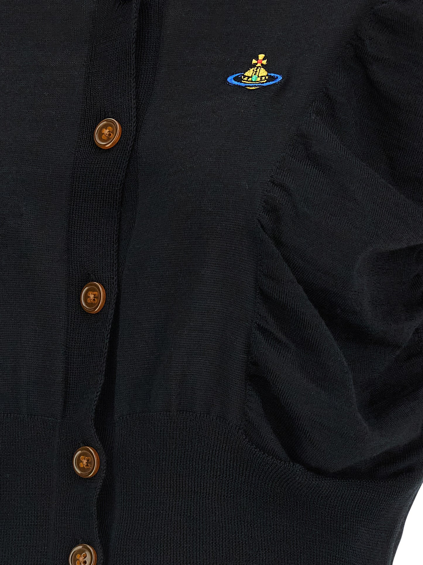 Vivienne Westwood Black Wool Cardigan