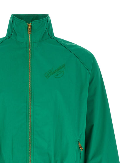 WILLY CHAVARRIA Bicolor Cotton Shell Jacket