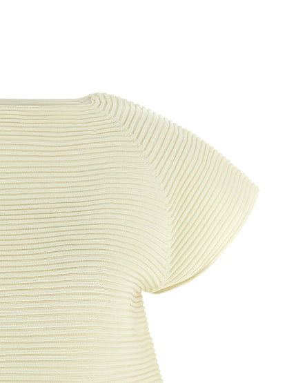 Issey Miyake Bicolor Polyester Short Dress