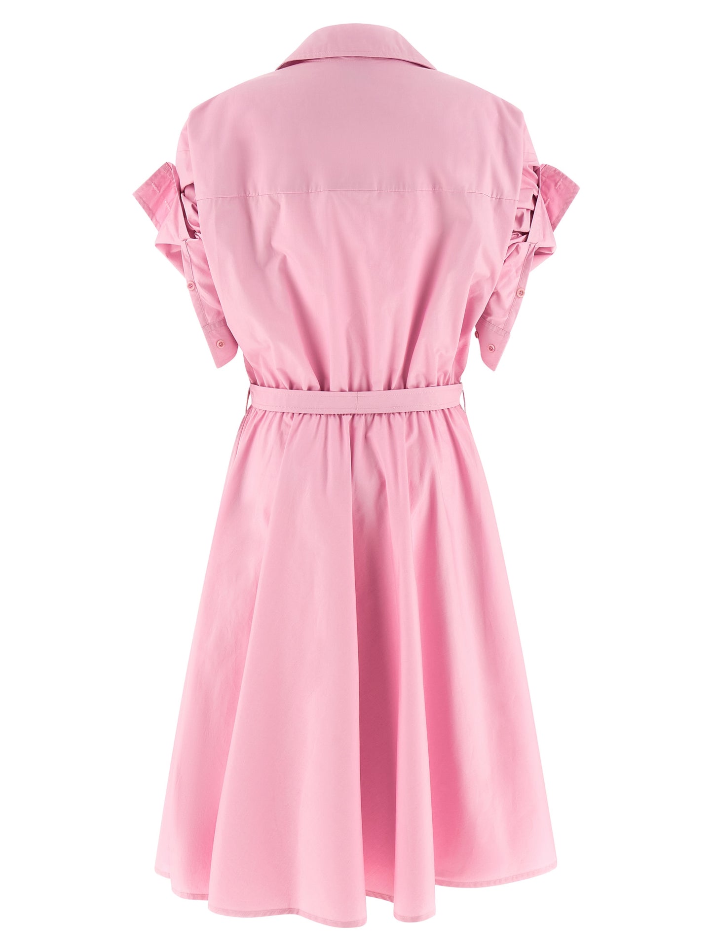 NUDE Multicolor Cotton Midi Dress