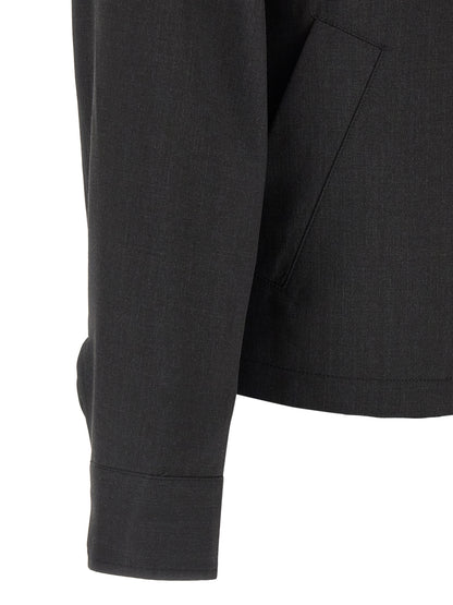 MFPEN Gray Wool Full-Length Jacket