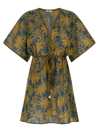 Eres Multicolor Cotton Casual Dress