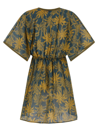 Eres Multicolor Cotton Casual Dress