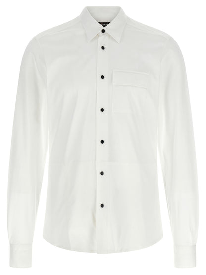 Kiton White Cotton Blouse