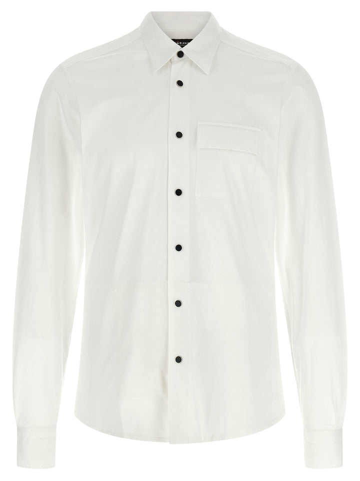 Kiton White Cotton Blouse
