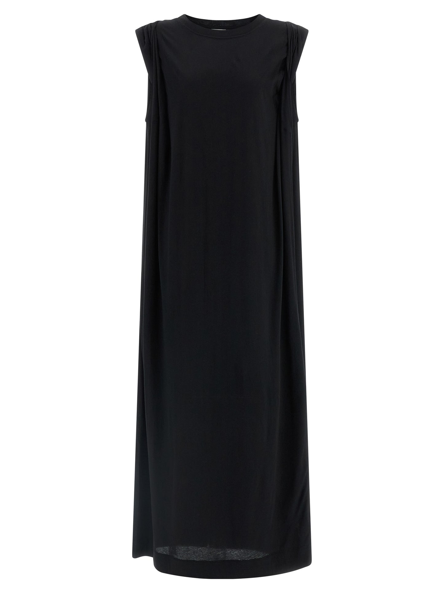 Dries Van Noten Black Cotton Long Dress