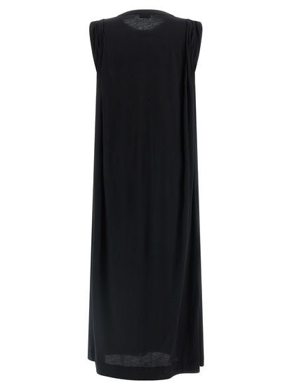 Dries Van Noten Black Cotton Long Dress
