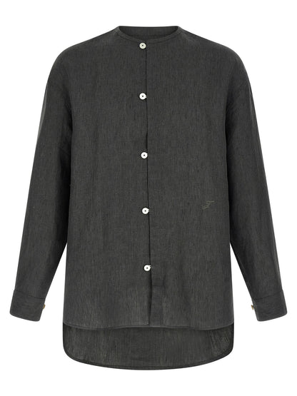 Jacquemus Gray Linen Blouse