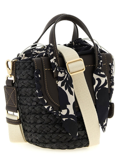 CUBA LAB Black Pantograph Handbag