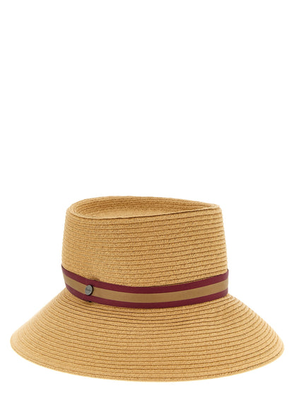 Borsalino Beige Fiber Sunhat