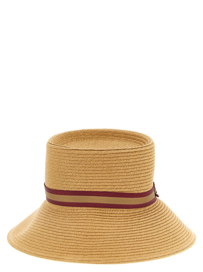 Borsalino Beige Fiber Sunhat