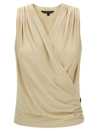 GOLDBERGH Beige Polyamide Sport Bra
