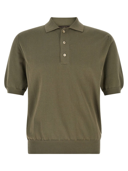 ZANONE Bicolor Cotton Polo Shirt