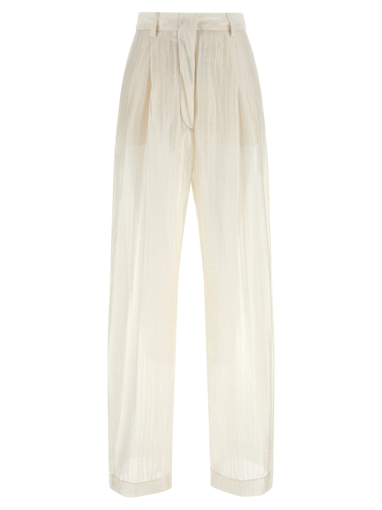 THELATEST Beige Elastane Pants