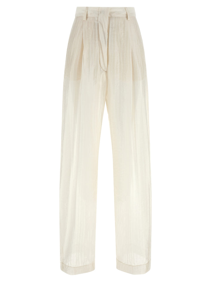 THELATEST Beige Elastane Pants